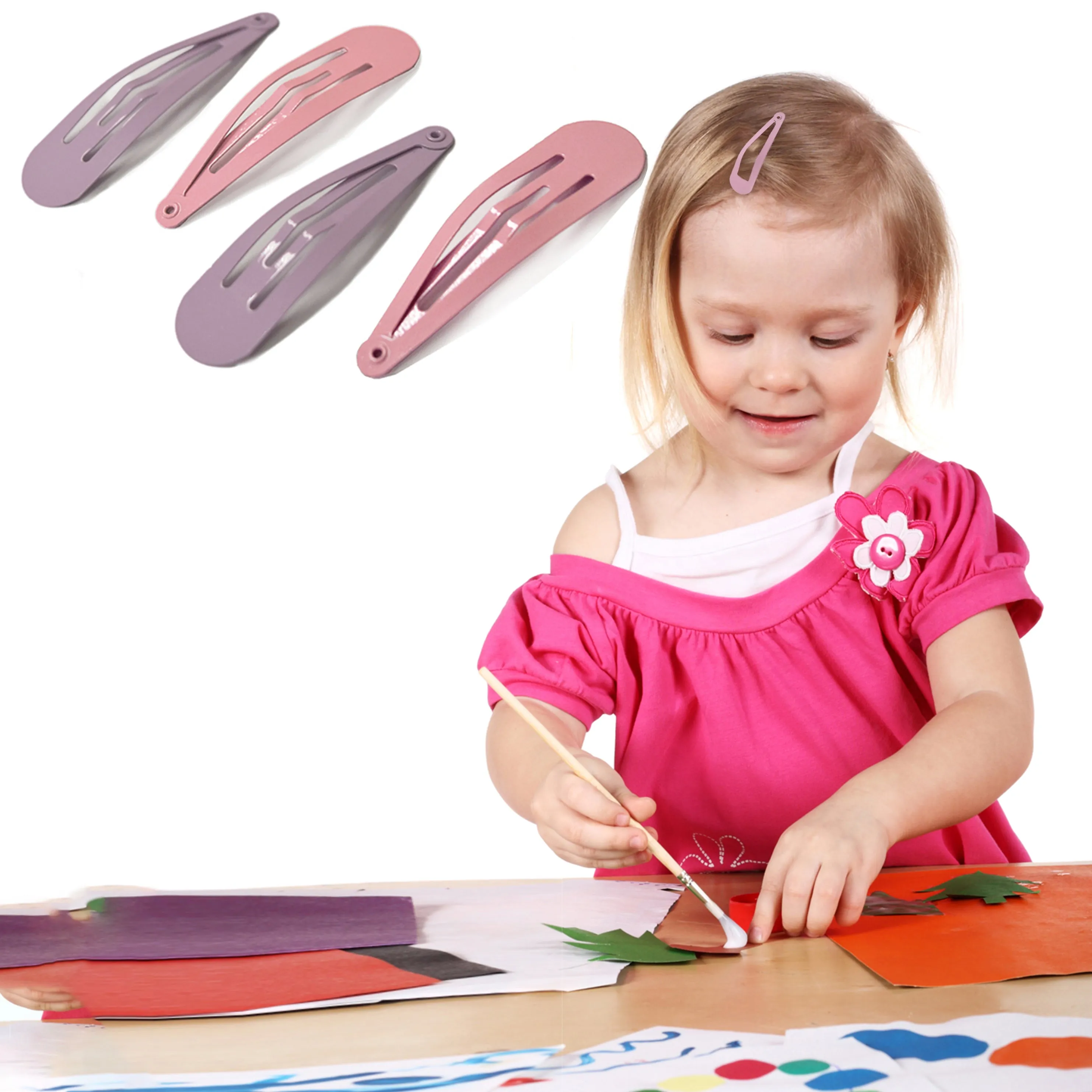 16 Pieces Toddlers Kids Hair Accessories with Pouch