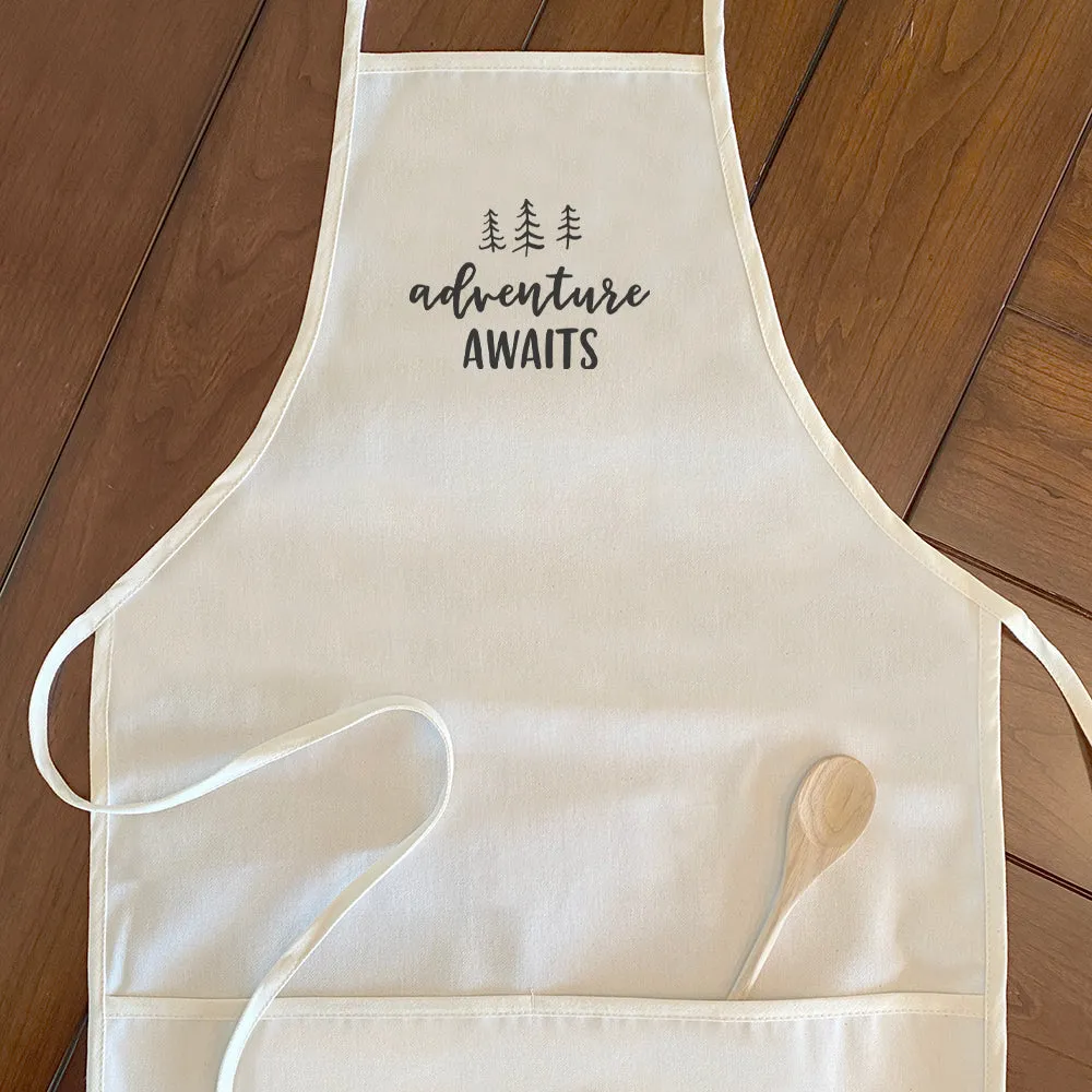 Adventure Awaits (Trees) - Women's Apron