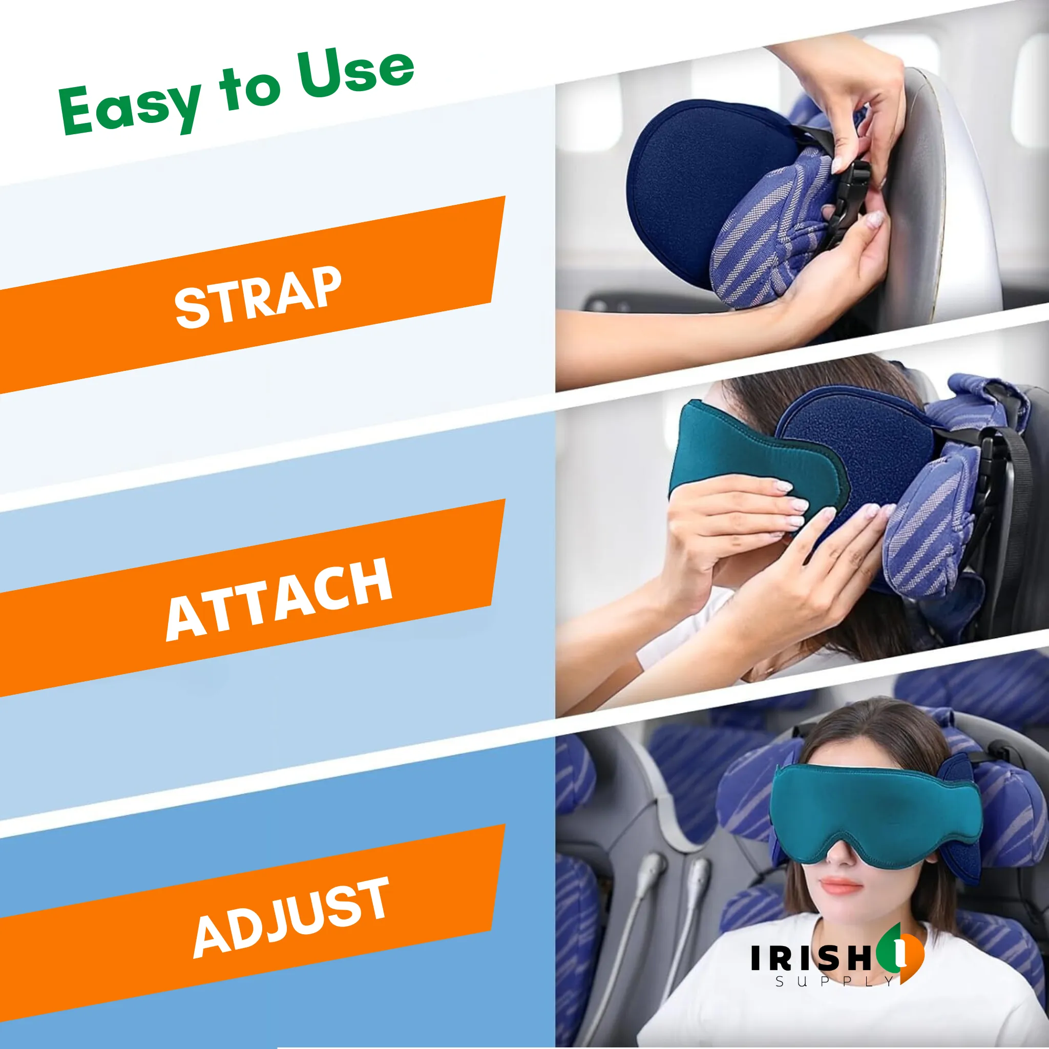 AIRNAP Travel Pillows for Airplanes