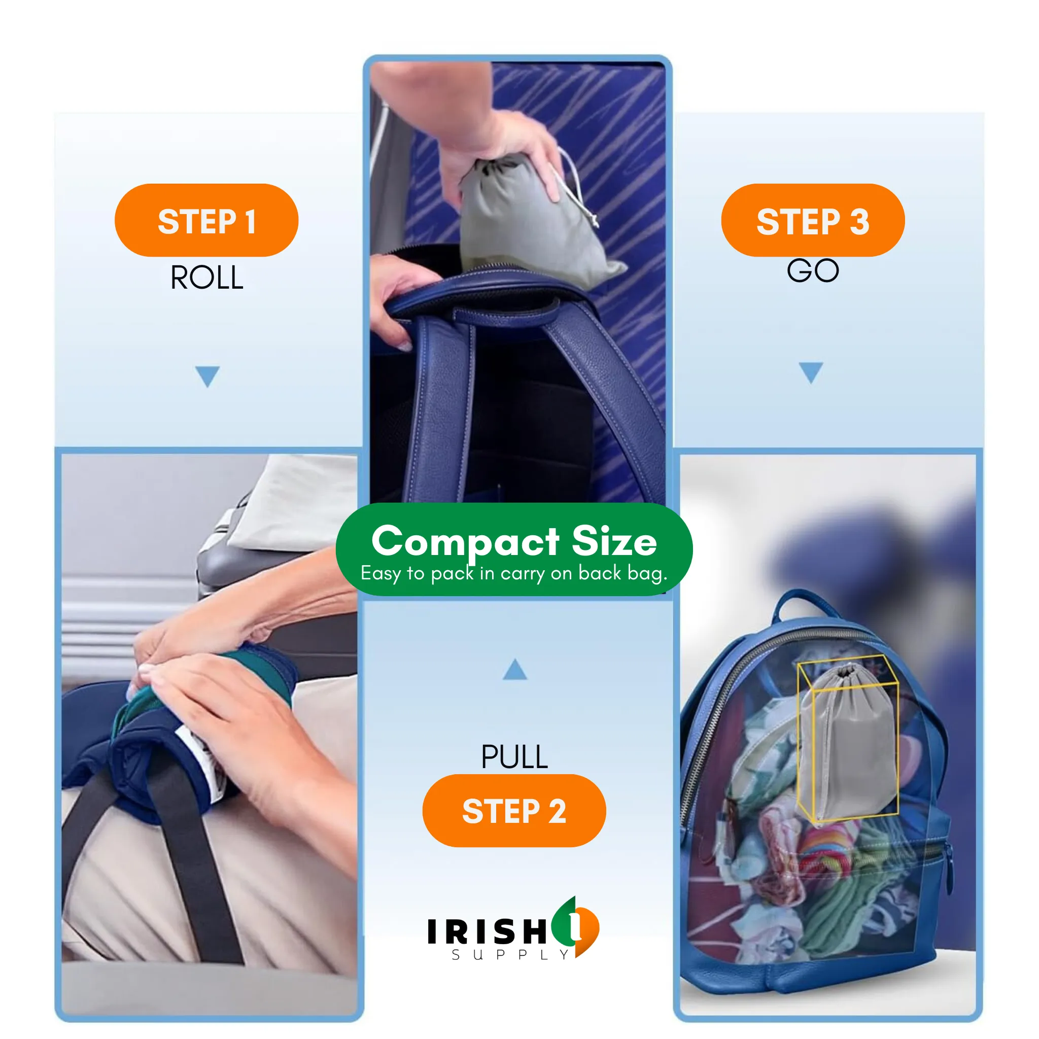 AIRNAP Travel Pillows for Airplanes