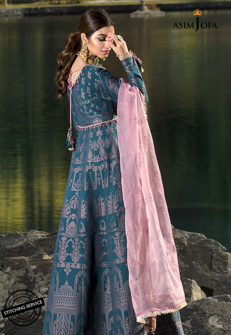 AJSL-5 | Asim Jofa Shehr-e-Yaar Luxury Lawn Collection 2022 | Unstitched Embroidered Lawn Suits