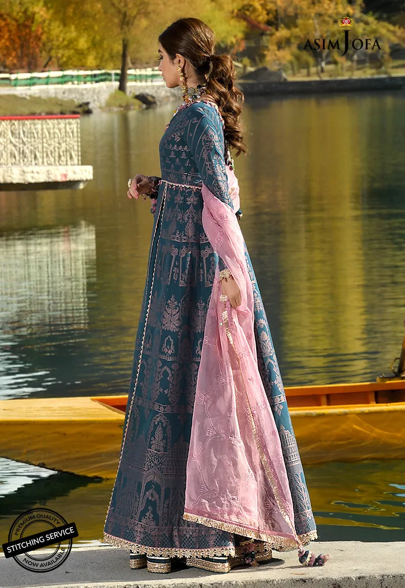 AJSL-5 | Asim Jofa Shehr-e-Yaar Luxury Lawn Collection 2022 | Unstitched Embroidered Lawn Suits