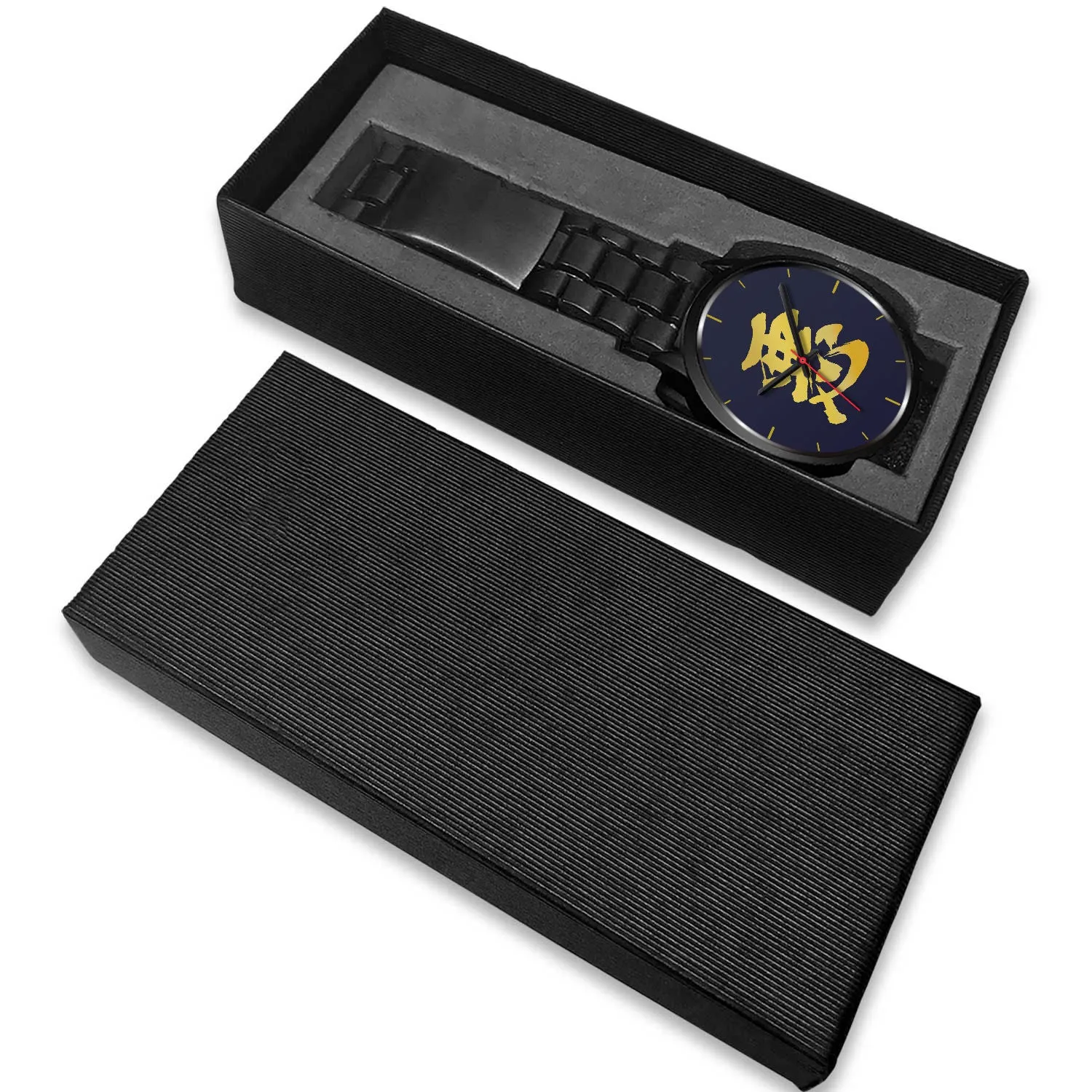 Armor King "悪" Aku Kanji Watch - Midnight Purple