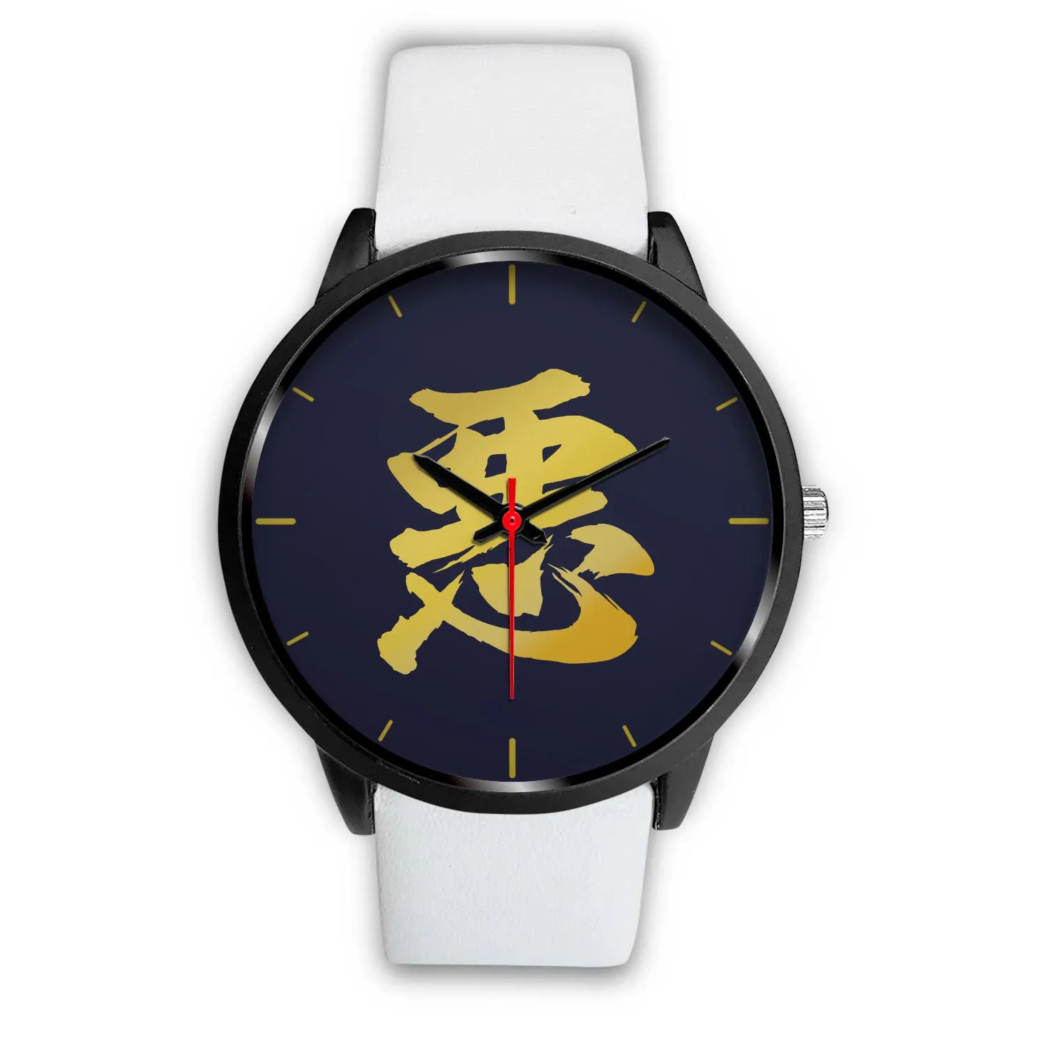 Armor King "悪" Aku Kanji Watch - Midnight Purple