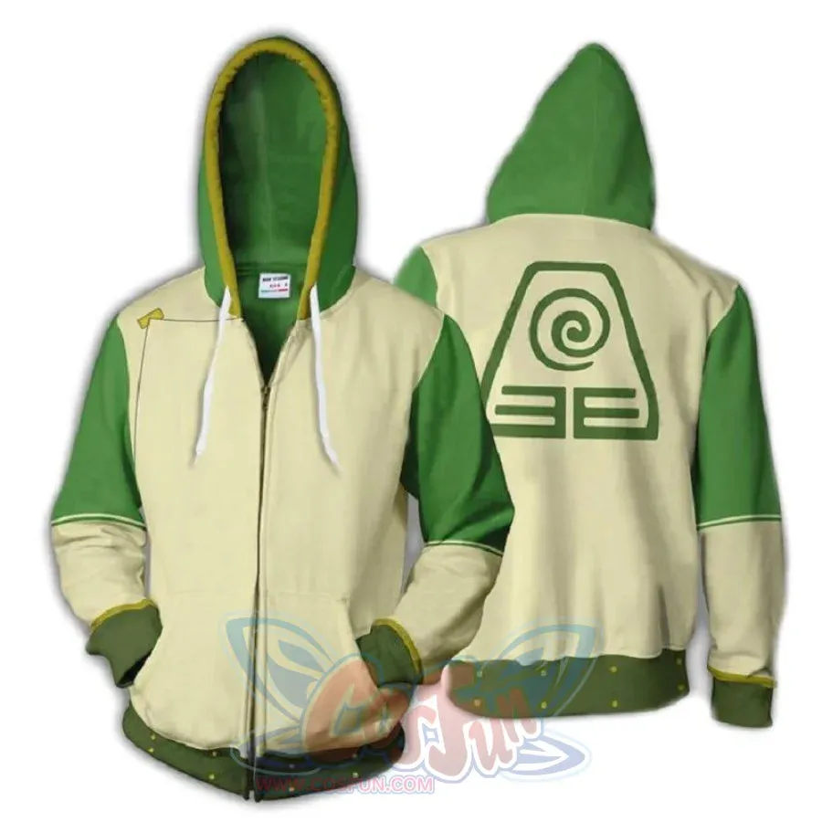 Avatar: The Last Airbender 3D Printed Polyester Zip Up Hoodie C08178