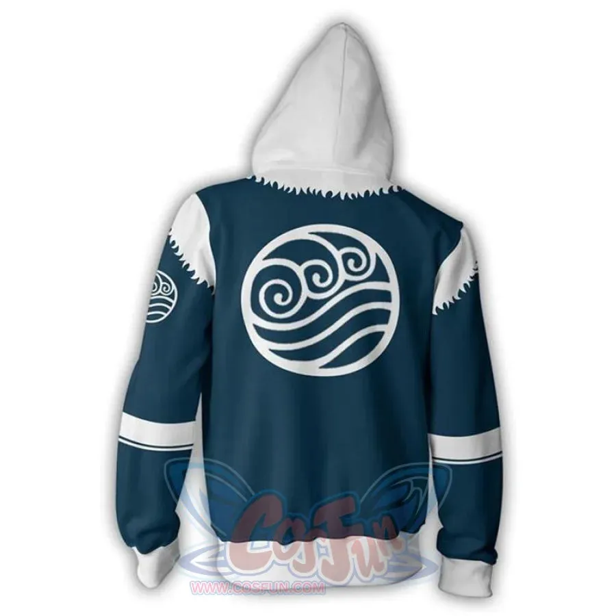 Avatar: The Last Airbender 3D Printed Polyester Zip Up Hoodie C08178