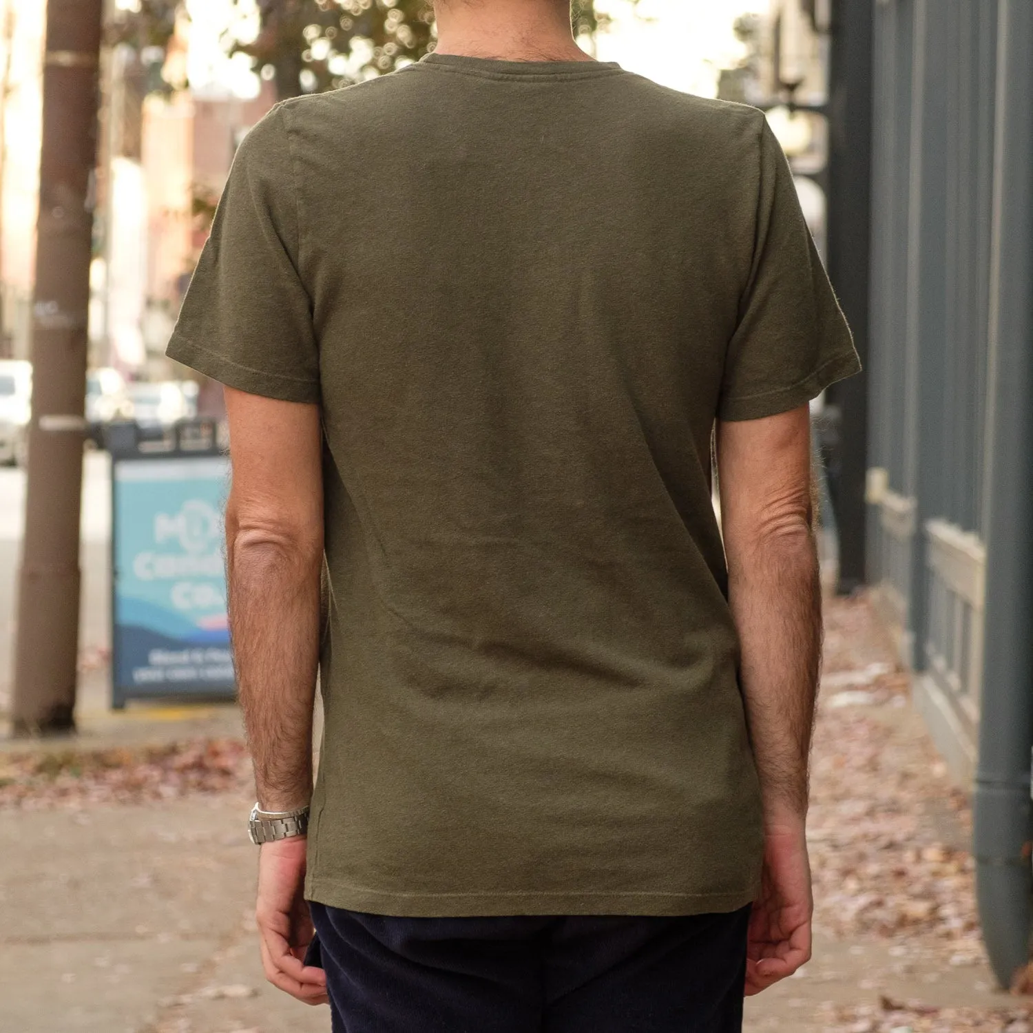 Baja Short Sleeve Tee Olive Green
