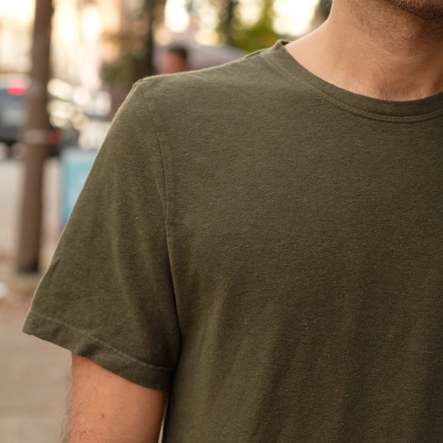 Baja Short Sleeve Tee Olive Green
