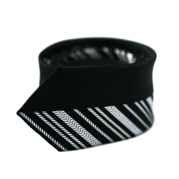 Black & White Men`s Tie