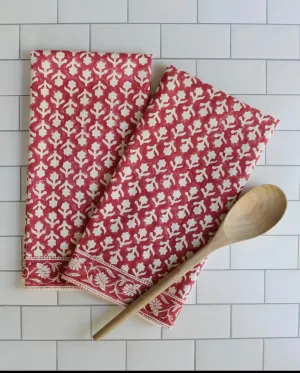 Block print Cup Towels