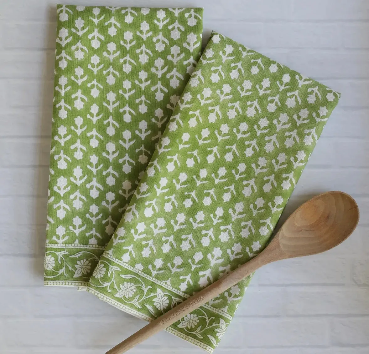 Block print Cup Towels