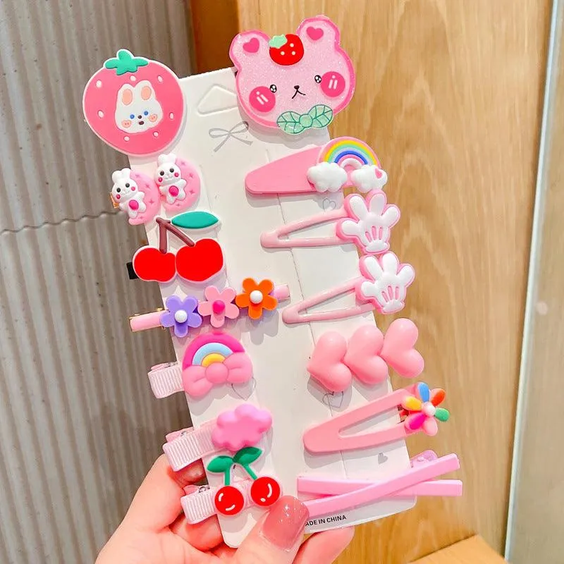 Blossom Theme Hair Clips (Set of 15)