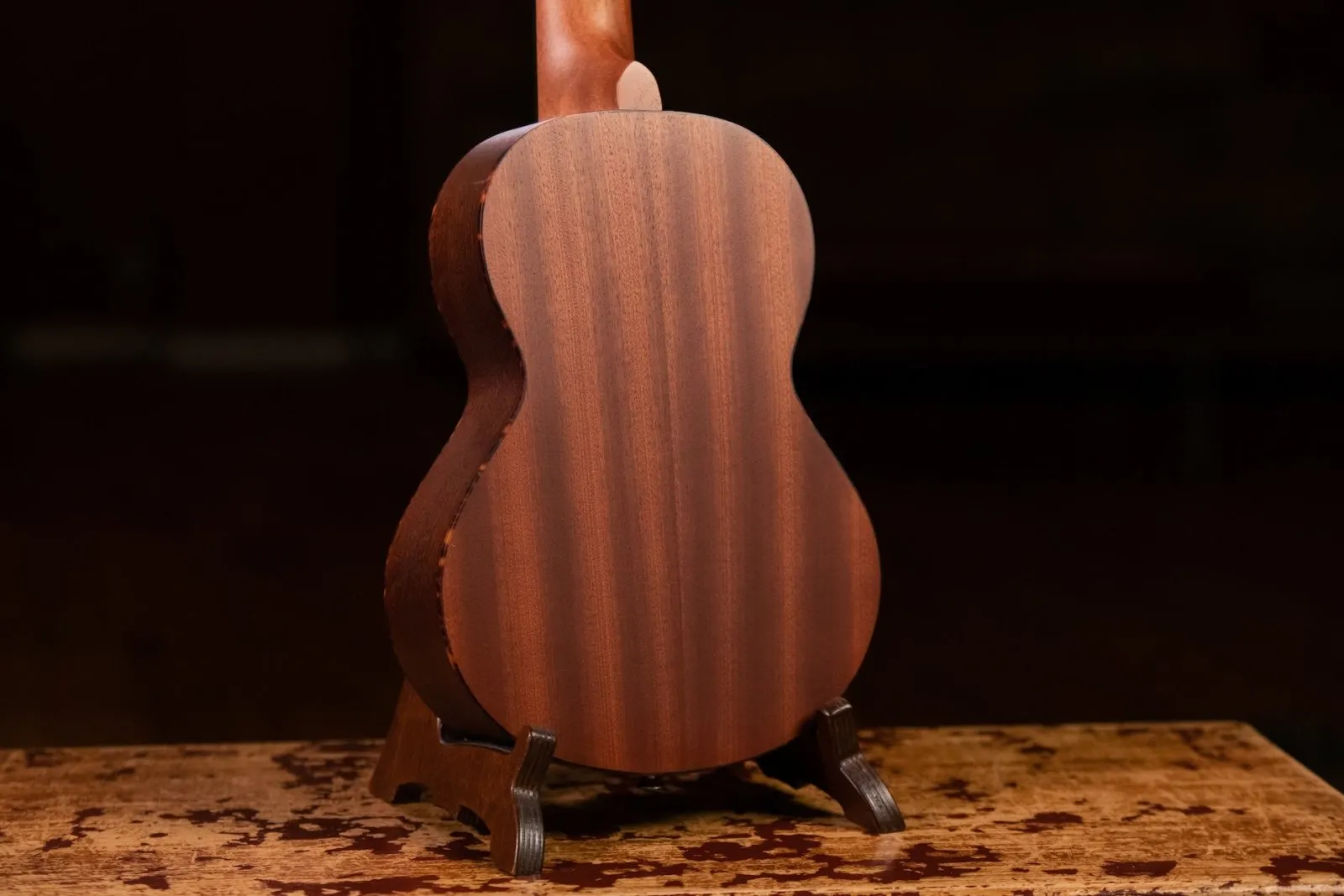 Bonfire Series Mini-Travel Guitar - Spruce / Sapele Natural Acoustic