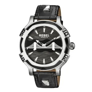 Brooklyn Bridge Black Dial Men's Watch