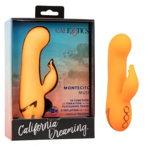 California Dreaming Montecito Muse Rabbit Vibrator - Orange