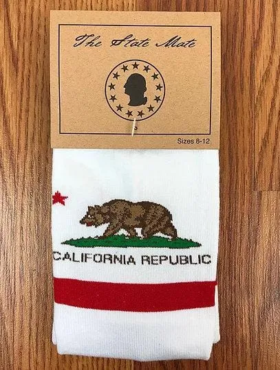 California State Flag Socks