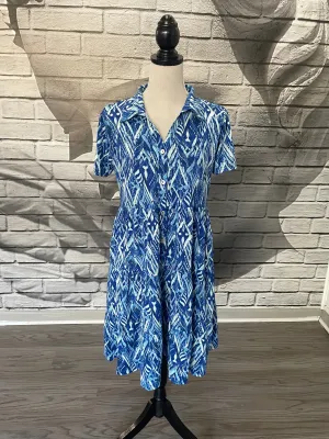 Carabella Dress in Blue Cyprus