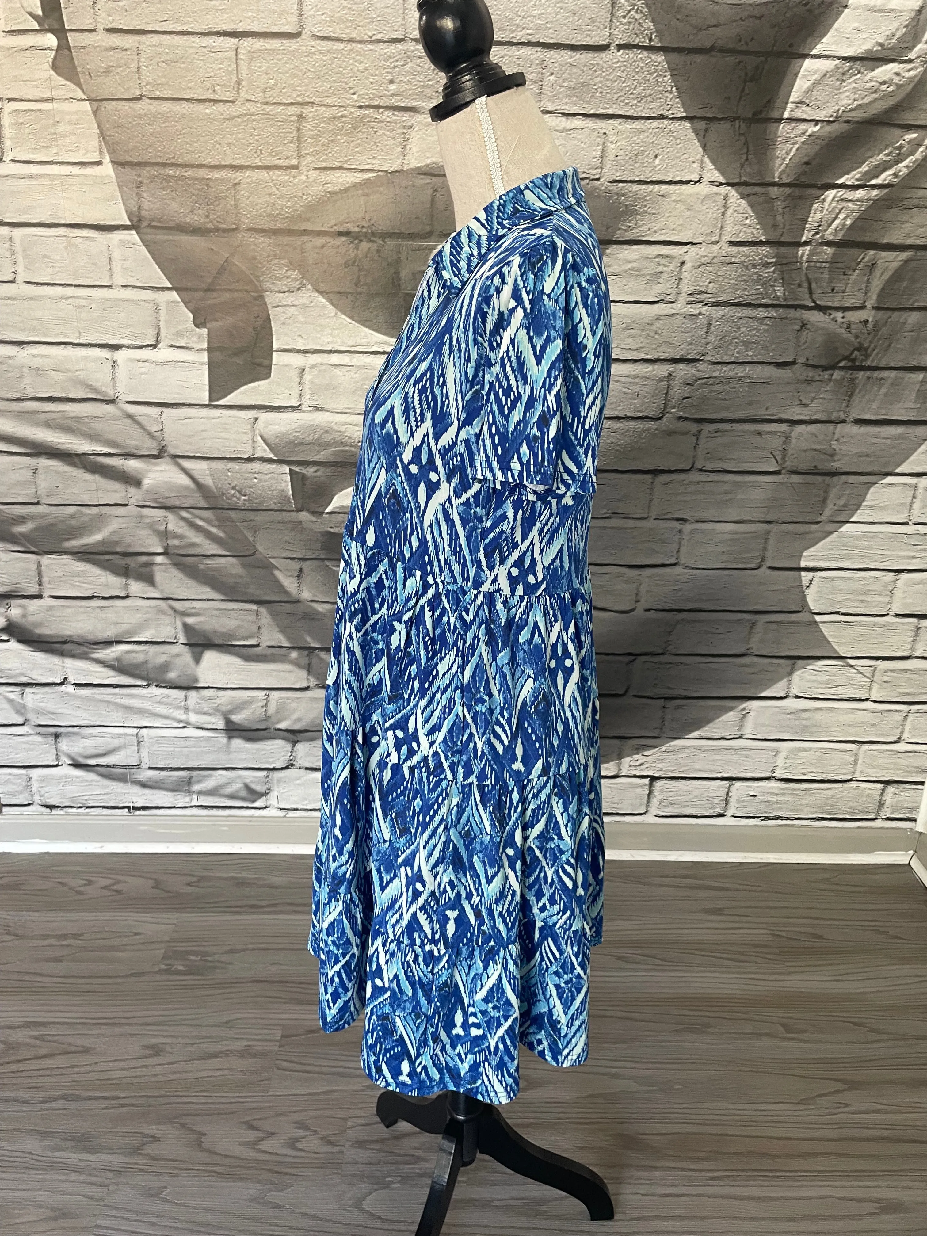 Carabella Dress in Blue Cyprus