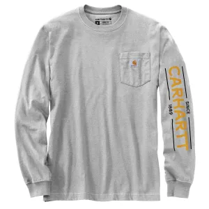 Carhartt Men's Loose Fit Heavyweight LS Fish Graphic T-Shirt