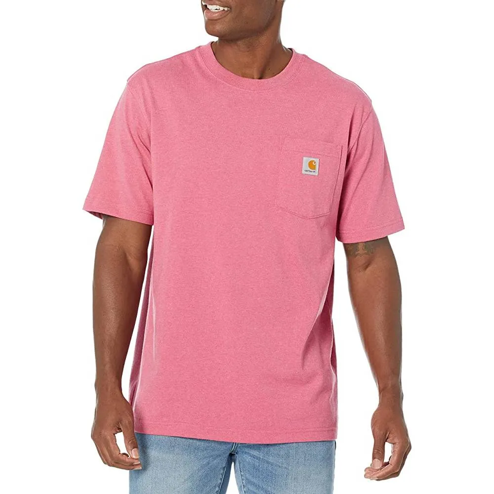 Carhartt Men's Loose Fit Heavyweight Short-Sleeve Pocket T-Shirt | Multiple Colors and Sizes