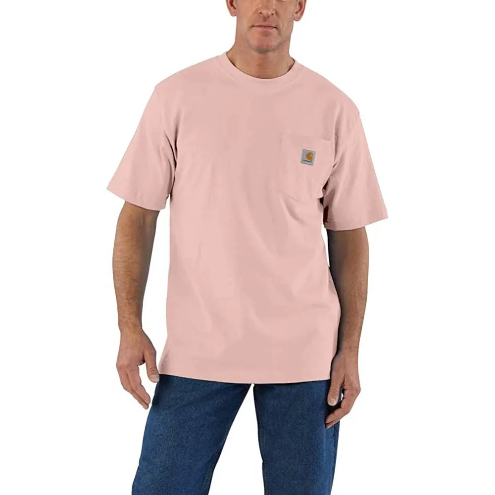 Carhartt Men's Loose Fit Heavyweight Short-Sleeve Pocket T-Shirt | Multiple Colors and Sizes
