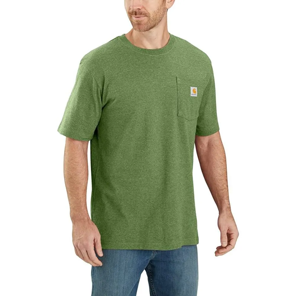 Carhartt Men's Loose Fit Heavyweight Short-Sleeve Pocket T-Shirt | Multiple Colors and Sizes