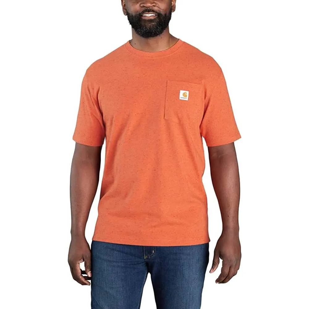 Carhartt Men's Loose Fit Heavyweight Short-Sleeve Pocket T-Shirt | Multiple Colors and Sizes