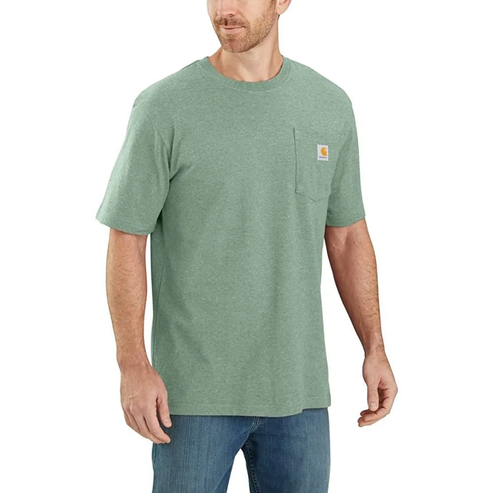 Carhartt Men's Loose Fit Heavyweight Short-Sleeve Pocket T-Shirt | Multiple Colors and Sizes
