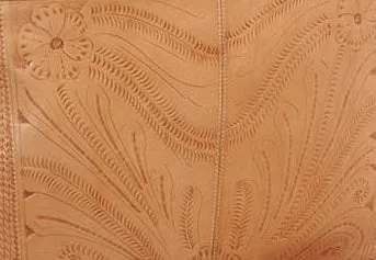 Carry On Bag in Hand Tooled Leather, Multi Colors - 823