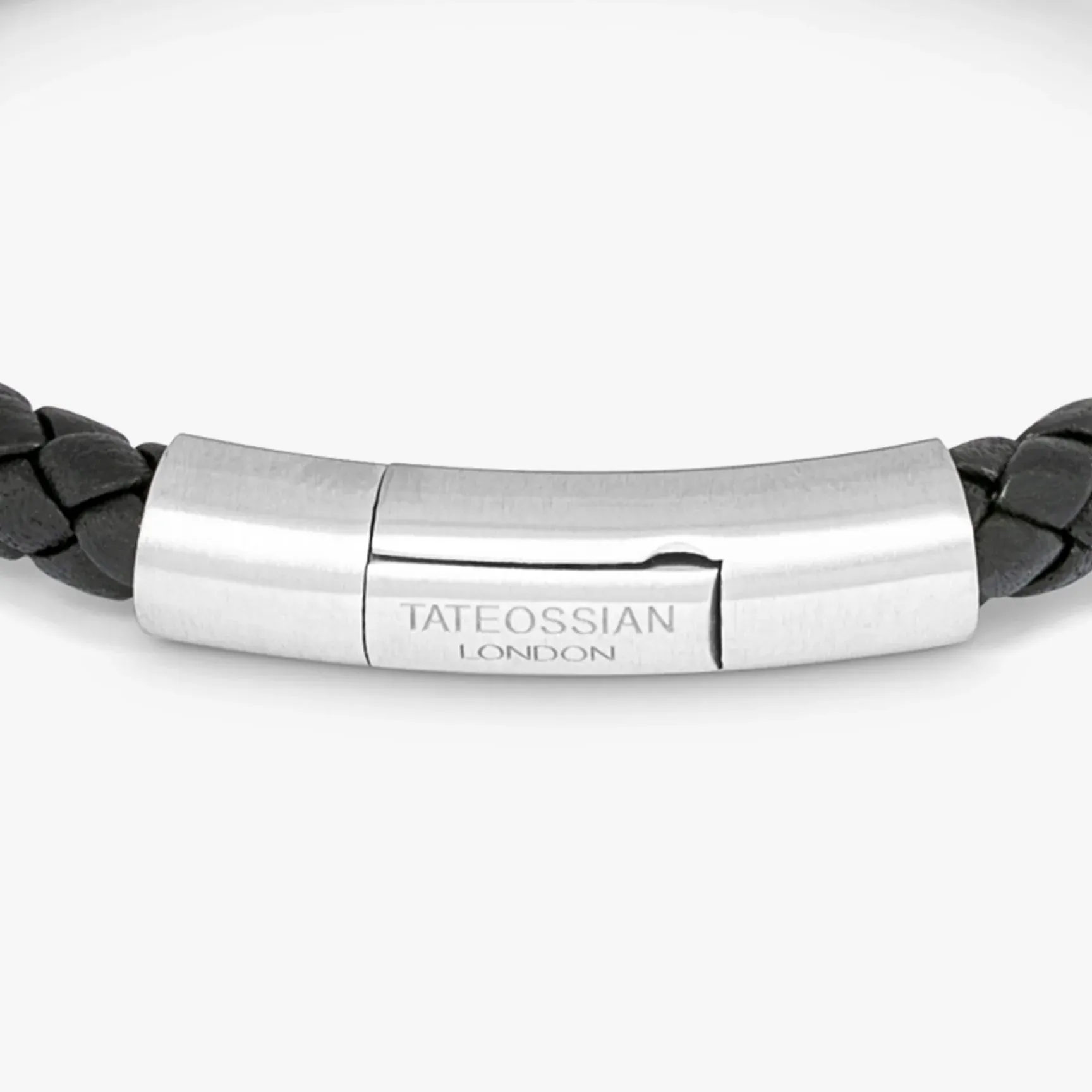 Charles Leather Bracelet - Black
