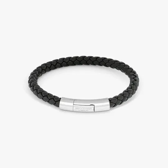 Charles Leather Bracelet - Black
