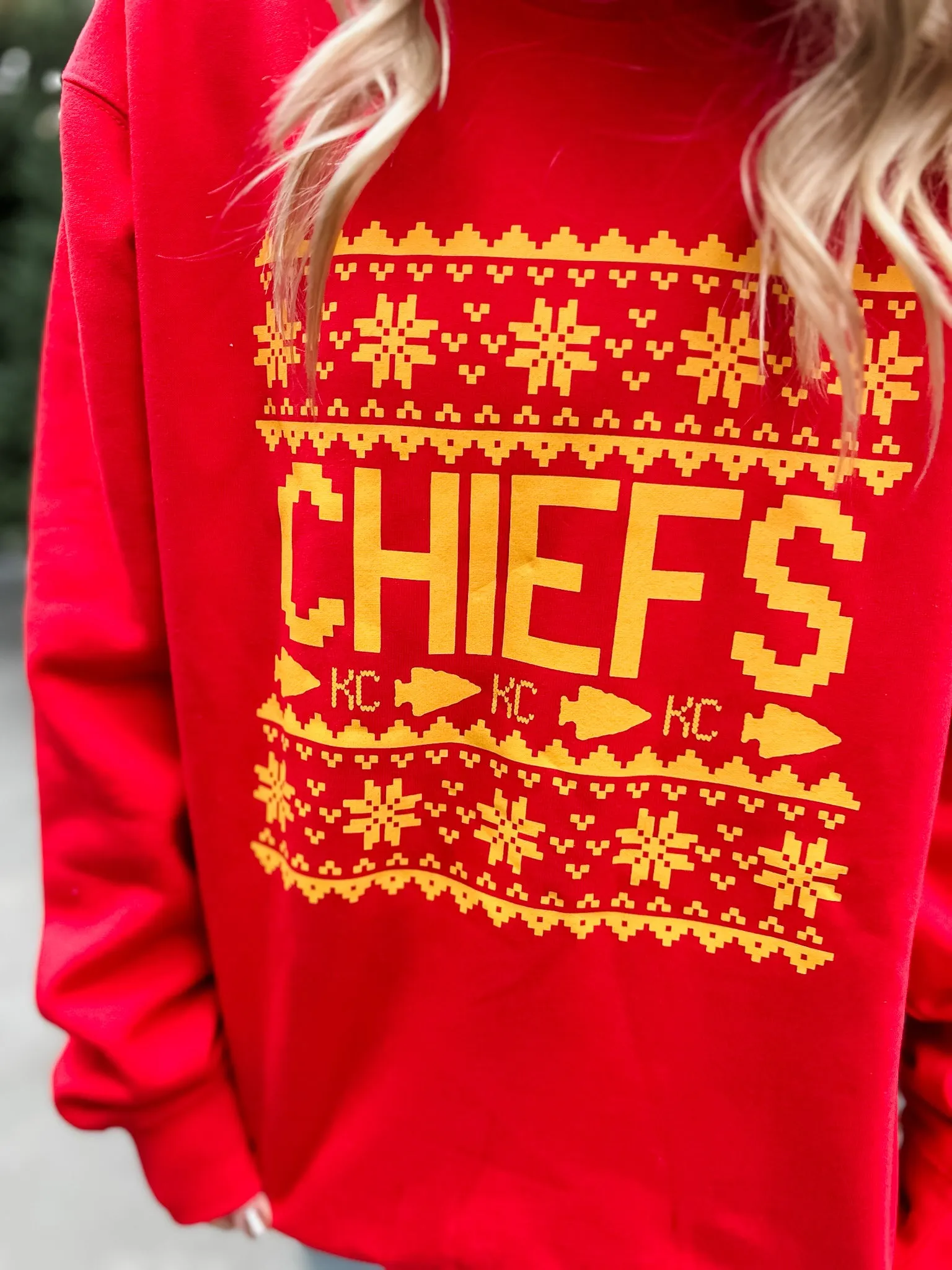 Chiefs Holiday Crew - Red