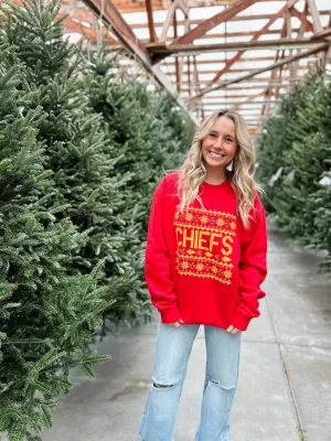 Chiefs Holiday Crew - Red