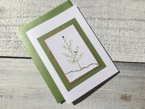 Christmas Tree Card - Green