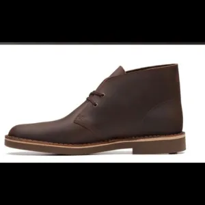 CLARKS MEN'S BUSHACRE 2 DARK BROWN LEATHER. Sizes 11,  9, and 8.5. Never worn.
