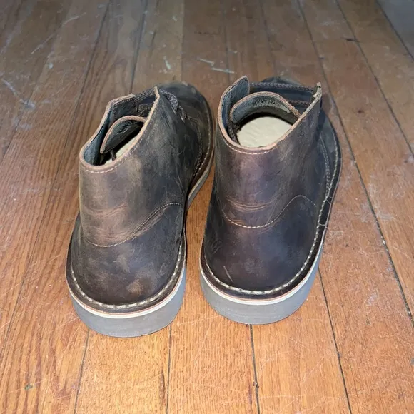 CLARKS MEN'S BUSHACRE 2 DARK BROWN LEATHER. Sizes 11,  9, and 8.5. Never worn.