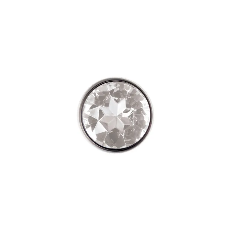 Clear Anal Gem Plug - Medium