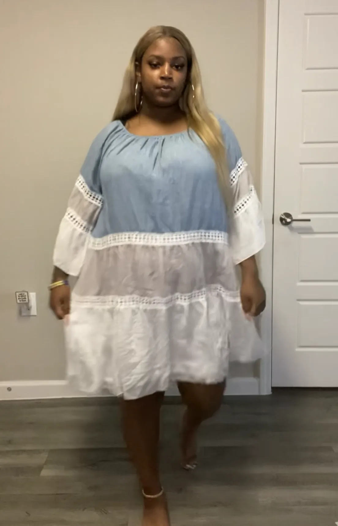 Color Block Tier Dress