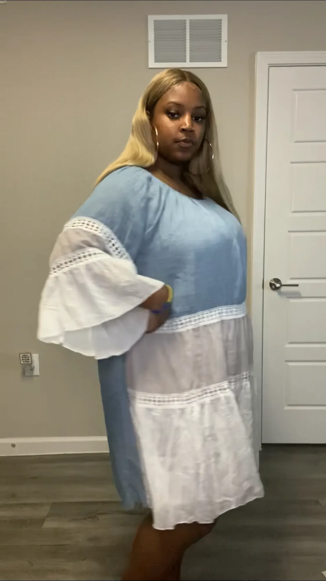 Color Block Tier Dress
