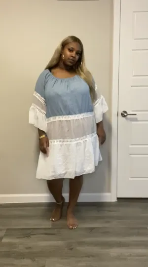 Color Block Tier Dress