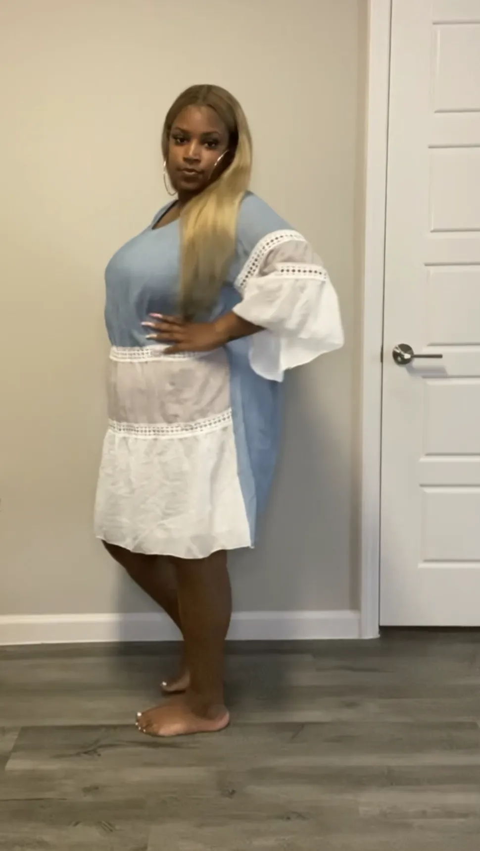 Color Block Tier Dress