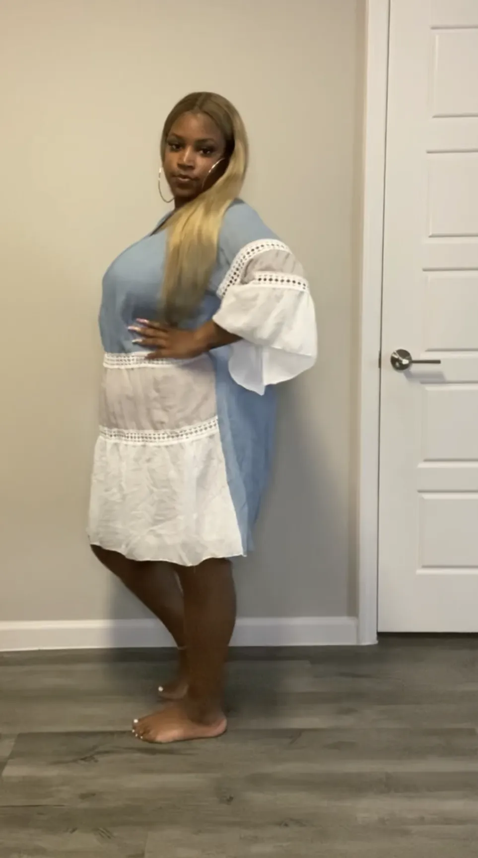 Color Block Tier Dress