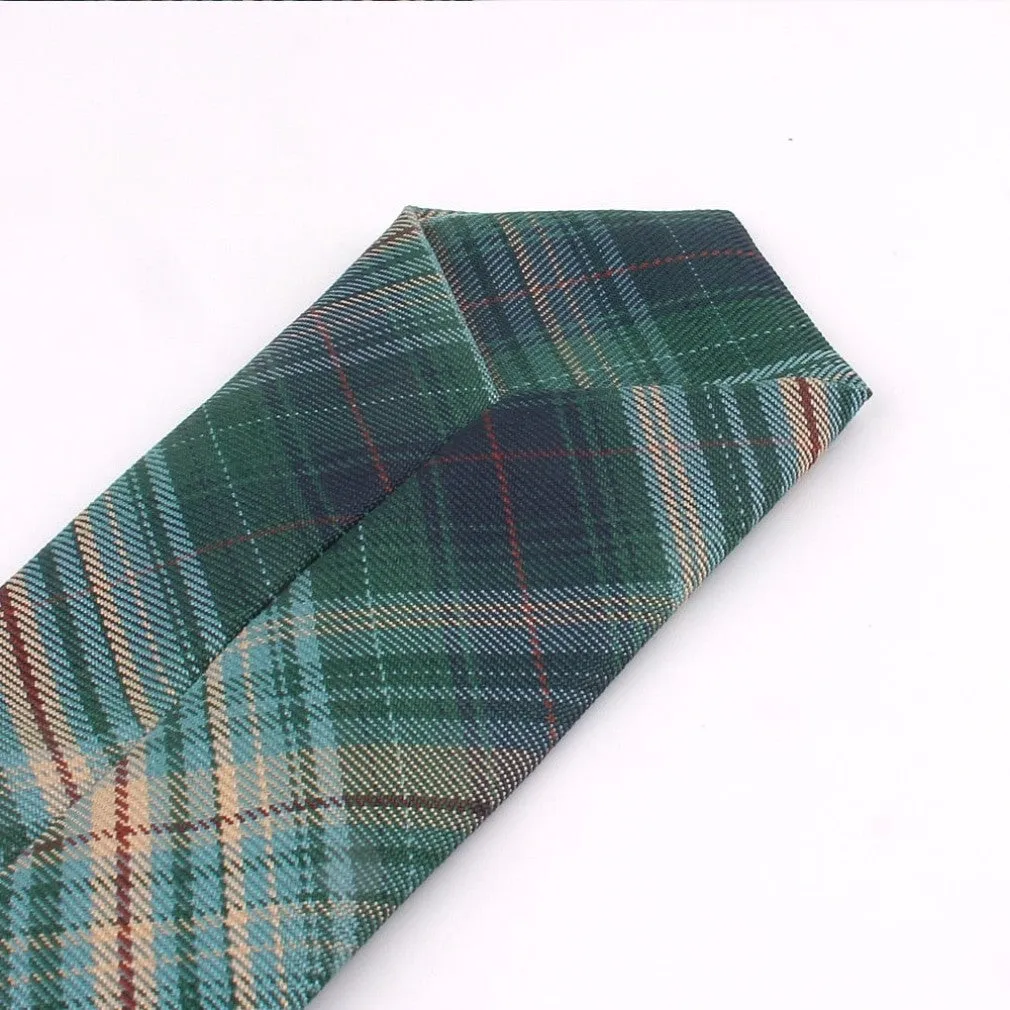 ContiNent 33 Rubber Ties For Boys Girls Fashion Shirt Plaid Neck Tie Children Small Tie Simple Check Student Necktie For Party Tie Gravata