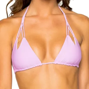 COSITA BUENA - Zig Zag Knotted Cut Out Triangle Top-WAC