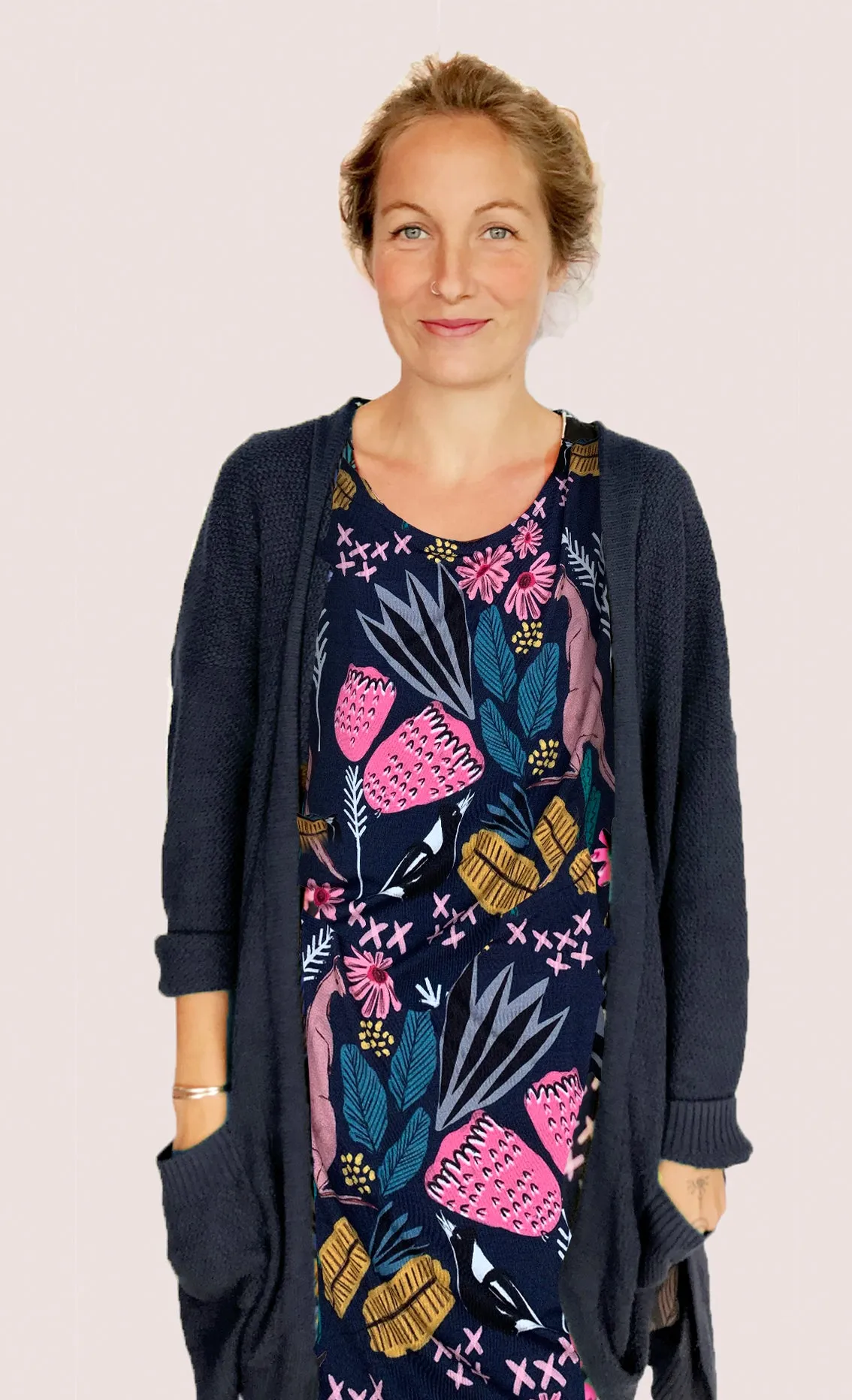 Cowley Fields T'dress (sample) Viscose jersey