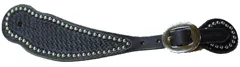 Cowperson Men's Dark Leather Spur Strap
