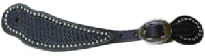 Cowperson Men's Dark Leather Spur Strap
