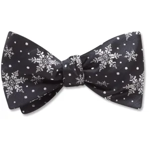 Crystalline Black - bow ties