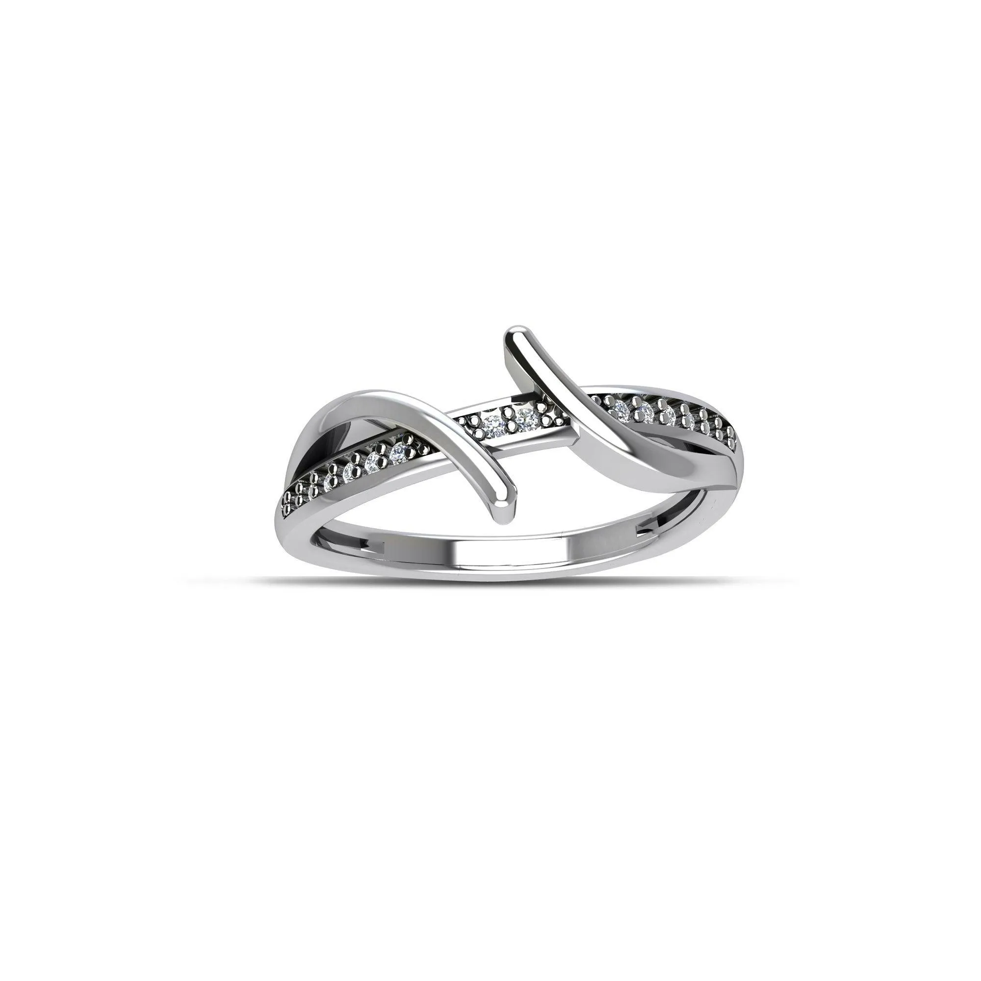 Cubic Zirconia Fashion Ring in Sterling Silver
