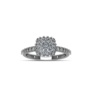 Cubic Zirconia Fashion Ring in Sterling Silver